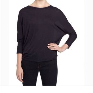 Vince Dolman Sleeve Linen Sweater Size XS